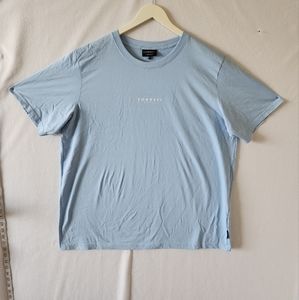 Sonneti London Baby Blue Plain Short Sleeve T-Shirt Men Size 3XL Never been used